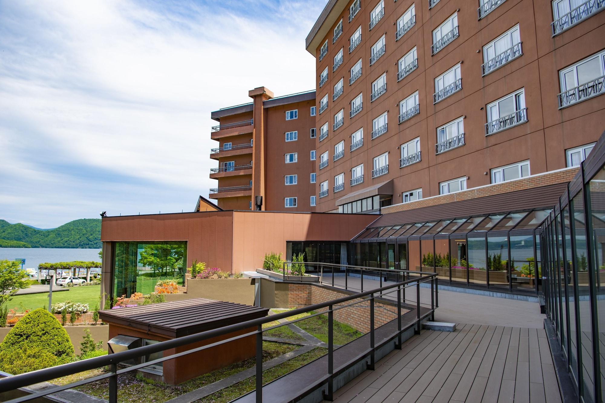 Toyako Manseikaku Hotel Lakeside Terrace Екстериор снимка